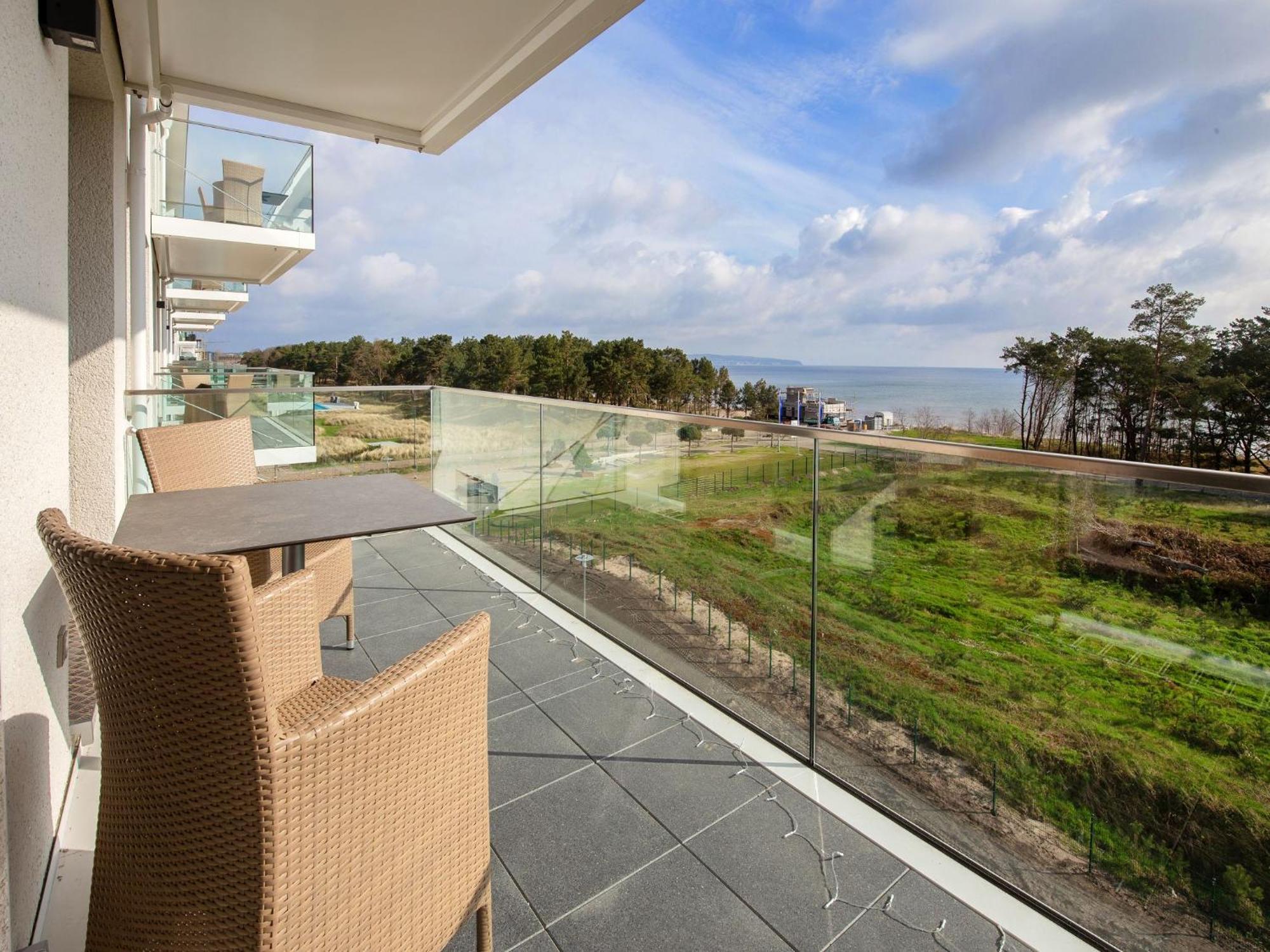 Duenenresidenz Prora - Ferienwohnung Mit Meerblick, 2 Schlafzimmern, Sauna Und Balkon Np-404 Binz Exterior photo